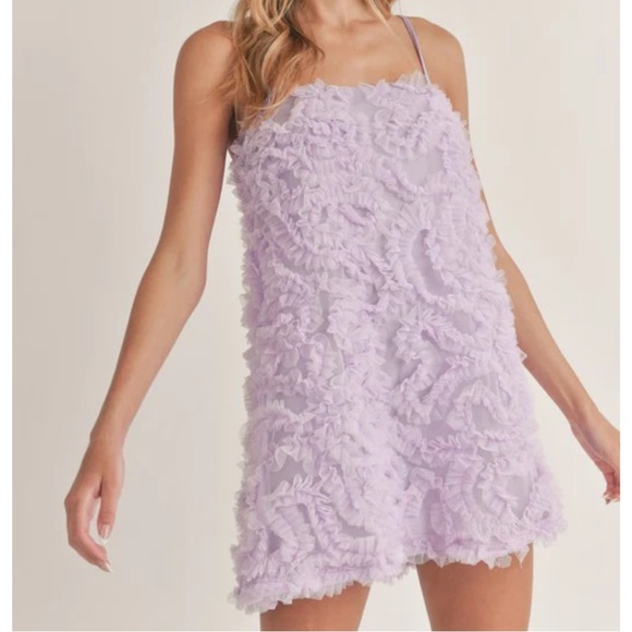 KLESIS Dresses & Skirts - KLESIS tulle mesh texture dress